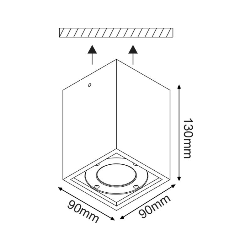 ^ΤΕΤΡΑΓΩΝΟ ΦΩΤΙΣΤΙΚΟ ΟΡΟΦΗΣ IP65 GU10 ΜΑΥΡΟ ΤΣΙΜΕΝΤΟ ^ΤΕΤΡΑΓΩΝΟ ΦΩΤΙΣΤΙΚΟ ΟΡΟΦΗΣ IP65 GU10 ΜΑΥΡΟ ΤΣΙΜΕΝΤΟ