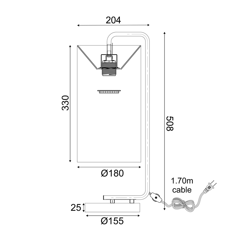 ΕΠΙΤΡΑΠΕΖΙΟ Φ/Σ 1XE27 OSAKA ΧΡΥΣΟ ΜΕΤ/ΚΟ+ΛΕΥΚΟ ΑΜΠΑΖΟΥΡ-ΜΑΡΜΑΡΟ IP20 20,4X18XH51CM