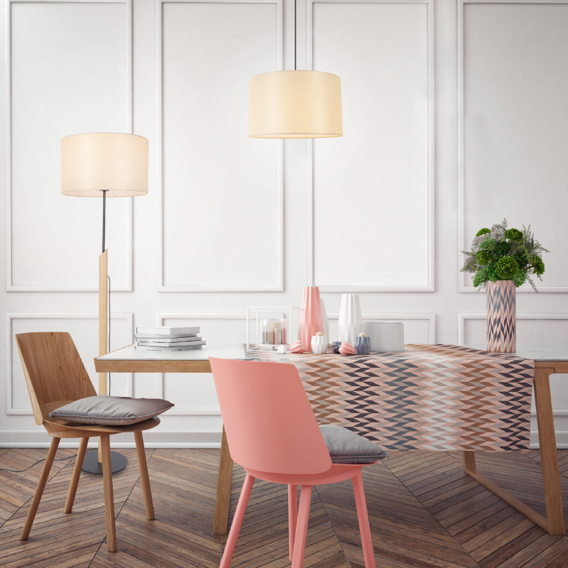 ΚΡΕΜΑΣΤΟ ΦΥΣΙΚΟ ΞΥΛΟ ΜΠΕΖ ΥΦΑΣΜΑΤΙΝΟ ΚΑΠΕΛΟ 1XΕ27 H56CM D27CM CLIFF