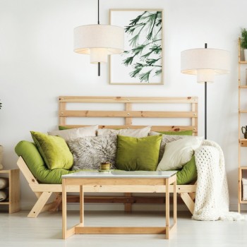 ΚΡΕΜΑΣΤΟ ΦΩΤΙΣΤΙΚΟ ΜΑΥΡΟ ΜΕΤΑΛΛΟ ΔΥΟ ΕΠΙΠΕΔΩΝ ΜΠΕΖ ΥΦΑΣΜΑΤΙΝΟ ΚΑΠΕΛΟ D40*H120cm 1*E27,Max 60W ANAFI ΚΡΕΜΑΣΤΟ ΦΩΤΙΣΤΙΚΟ ΜΑΥΡΟ ΜΕΤΑΛΛΟ ΔΥΟ ΕΠΙΠΕΔΩΝ ΜΠΕΖ ΥΦΑΣΜΑΤΙΝΟ ΚΑΠΕΛΟ D40*H120cm 1*E27,Max 60W ANAFI