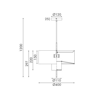 ΚΡΕΜΑΣΤΟ ΦΩΤΙΣΤΙΚΟ ΜΑΥΡΟ ΜΕΤΑΛΛΟ ΔΥΟ ΕΠΙΠΕΔΩΝ ΜΠΕΖ ΥΦΑΣΜΑΤΙΝΟ ΚΑΠΕΛΟ D40*H120cm 1*E27,Max 60W ANAFI ΚΡΕΜΑΣΤΟ ΦΩΤΙΣΤΙΚΟ ΜΑΥΡΟ ΜΕΤΑΛΛΟ ΔΥΟ ΕΠΙΠΕΔΩΝ ΜΠΕΖ ΥΦΑΣΜΑΤΙΝΟ ΚΑΠΕΛΟ D40*H120cm 1*E27,Max 60W ANAFI