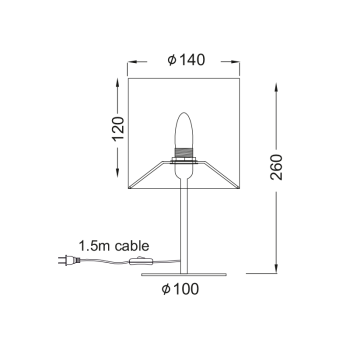 ΠΟΡΤΑΤΙΦ ΥΦΑΣΜΑ ΓΚΡΙ ΜΕ ΒΑΣΗ ΝΙΚΕΛ 1X40W E14 H28CM HARPY ΠΟΡΤΑΤΙΦ ΥΦΑΣΜΑ ΓΚΡΙ ΜΕ ΒΑΣΗ ΝΙΚΕΛ 1X40W E14 H28CM HARPY