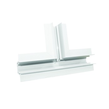 ΣΥΝΔΕΣΜΟΣ ''Τ'' ΓΙΑ ΜΑΓΝΗΤΙΚΗ ΡΑΓΑ TRIMLESS ΛΕΥΚΟΣ ΜΑΤ ΣΥΝΔΕΣΜΟΣ ''Τ'' ΓΙΑ ΜΑΓΝΗΤΙΚΗ ΡΑΓΑ TRIMLESS ΛΕΥΚΟΣ ΜΑΤ