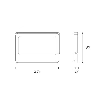 ΠΡΟΒΟΛΕΑΣ LED SMD ΜΑΥΡΟΣ 100W 3CCT 10000LM 185-265V RA>80 IP66