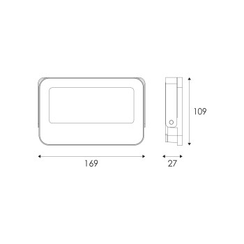 ΠΡΟΒΟΛΕΑΣ LED SMD ΛΕΥΚΟΣ  30W 3CCT 3000LM 185-265V RA>80 IP66
