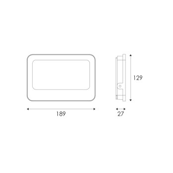 ΠΡΟΒΟΛΕΑΣ LED SMD ΛΕΥΚΟΣ  50W 3CCT 5000LM 185-265V RA>80 IP66
