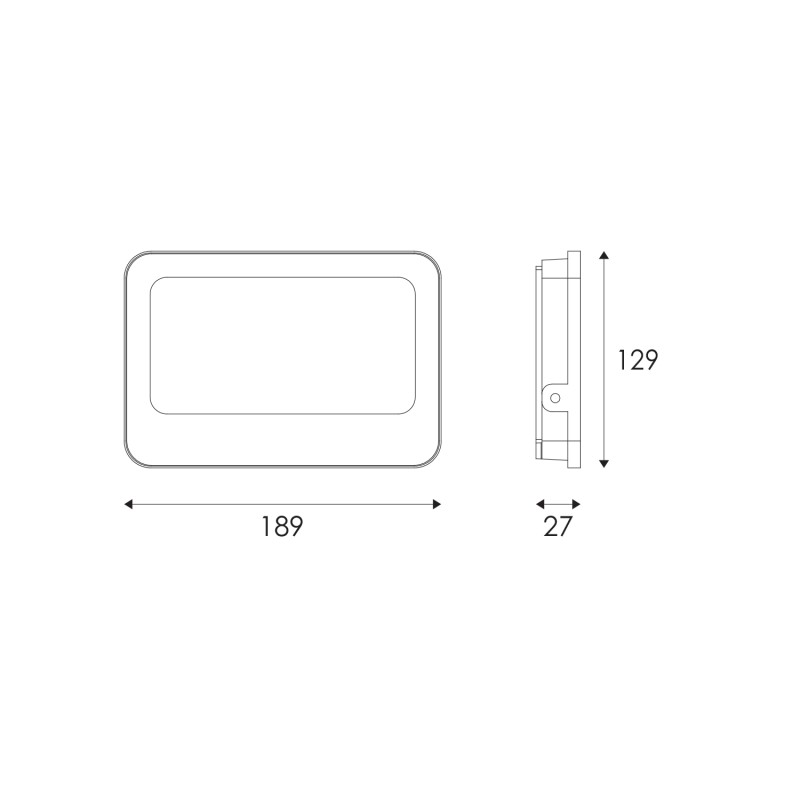 ΠΡΟΒΟΛΕΑΣ LED SMD ΛΕΥΚΟΣ  50W 3CCT 5000LM 185-265V RA>80 IP66