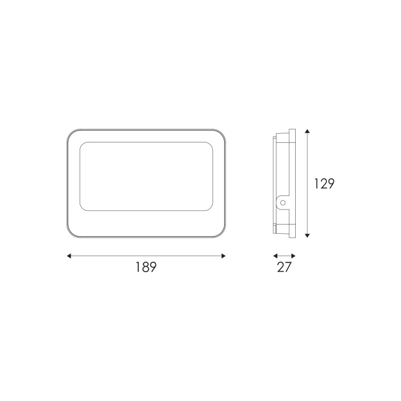 ΠΡΟΒΟΛΕΑΣ LED SMD ΜΑΥΡΟΣ 50W 3CCT 5000LM 185-265V RA>80 IP66