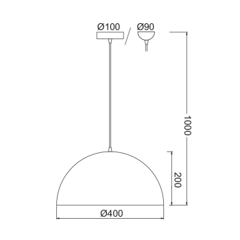 ΚΡΕΜΑΣΤΟ Φ/Σ 1XE27 ΜΕΤΑΛΛΙΚΟ ΚΡΕΜ Φ40cm MELINA ΚΡΕΜΑΣΤΟ Φ/Σ 1XE27 ΜΕΤΑΛΛΙΚΟ ΚΡΕΜ Φ40cm MELINA