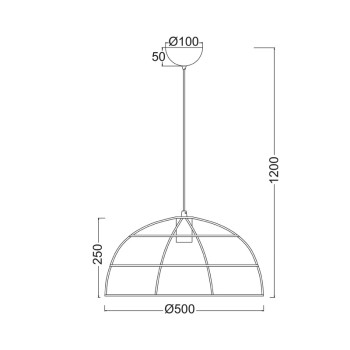 ΚΡΕΜΑΣΤΟ Φ/Σ 1ΧΕ27 ΜΕΤΑΛΛΙΚΟ ΠΛΕΓΜΑ ΜΑΥΡΟ Φ50ΧΗ120CM PROMETHEUS ΚΡΕΜΑΣΤΟ Φ/Σ 1ΧΕ27 ΜΕΤΑΛΛΙΚΟ ΠΛΕΓΜΑ ΜΑΥΡΟ Φ50ΧΗ120CM PROMETHEUS