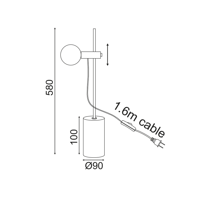 NETTO ΕΠΙΤΡΑΠΕΖΙΟ Φ/Σ 1XE14 ΛΕΥΚΟ ΜΑΡΜΑΡΟ+ΜΕΤ/ΚΟ D9XH58CM HERA NETTO ΕΠΙΤΡΑΠΕΖΙΟ Φ/Σ 1XE14 ΛΕΥΚΟ ΜΑΡΜΑΡΟ+ΜΕΤ/ΚΟ D9XH58CM HERA