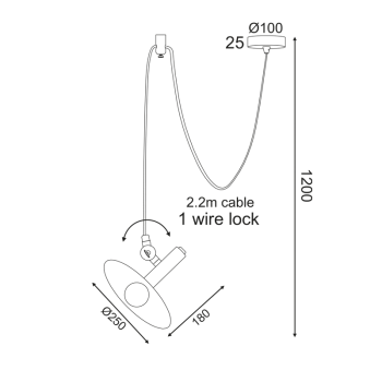 NETTO ΚΡΕΜΑΣΤΟ Φ/Σ 1ΧE14 ΚΑΦΕ ΜΕΤΑΛΛΙΚΟ D25XH220CM WAKANDA NETTO ΚΡΕΜΑΣΤΟ Φ/Σ 1ΧE14 ΚΑΦΕ ΜΕΤΑΛΛΙΚΟ D25XH220CM WAKANDA