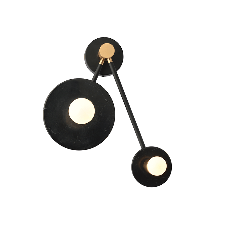 ^ΕΠΙΤΟΙΧΟ Φ/Σ 2ΧΕ27 ΜΑΥΡΟ ΜΑΡΜΑΡΟ 18Χ74X23CM CLOCK ^ΕΠΙΤΟΙΧΟ Φ/Σ 2ΧΕ27 ΜΑΥΡΟ ΜΑΡΜΑΡΟ 18Χ74X23CM CLOCK