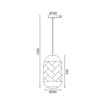 ^ΚΡΕΜΑΣΤΟ Φ/Σ 1ΧΕ27 RATTAN+ΞΥΛΟ D20XH120CM COCONUT ^ΚΡΕΜΑΣΤΟ Φ/Σ 1ΧΕ27 RATTAN+ΞΥΛΟ D20XH120CM COCONUT
