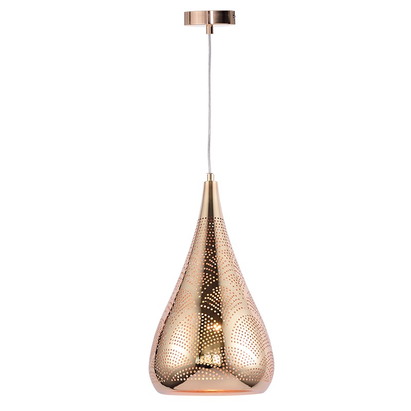 NETTO ΚΡΕΜΑΣΤΟ Φ/Σ 1ΧΕ27 ΜΕΤΑΛΛΙΚΟ ΓΥΑΛΙΣΤΟ ΟΡΕΙΧΑΛΚ Φ20ΧΗ41Χ160CM PLEIADES