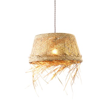 ^ΚΡΕΜΑΣΤΟ Φ/Σ 1xE27 ANDROS GRASS RATTAN Φ40Χ120CM ^ΚΡΕΜΑΣΤΟ Φ/Σ 1xE27 ANDROS GRASS RATTAN Φ40Χ120CM