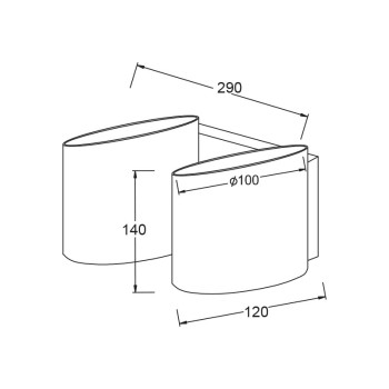 NETTO ΜΕΤΑΛΛΙΚΗ ΑΠΛΙΚΑ 2XG9 ΧΡΩΜΙΟ - ΓΥΑΛΙ ΛΕΥΚΟ 29Χ10Χ14cm MOET NETTO ΜΕΤΑΛΛΙΚΗ ΑΠΛΙΚΑ 2XG9 ΧΡΩΜΙΟ - ΓΥΑΛΙ ΛΕΥΚΟ 29Χ10Χ14cm MOET