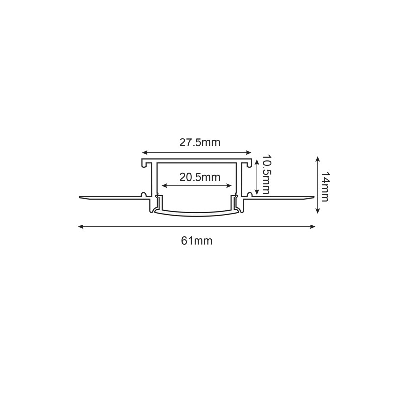 ΕΥΚΑΜΠΤΟ TRIMLESS ΠΡΟΦΙΛ ΑΛΟΥΜΙΝΙΟΥ P125FL ΜΕ ΟΠΑΛ ΚΑΛΥΜΜΑ ΣΙΛΙΚΟΝΗΣ 2m/pc ΕΥΚΑΜΠΤΟ TRIMLESS ΠΡΟΦΙΛ ΑΛΟΥΜΙΝΙΟΥ P125FL ΜΕ ΟΠΑΛ ΚΑΛΥΜΜΑ ΣΙΛΙΚΟΝΗΣ 2m/pc