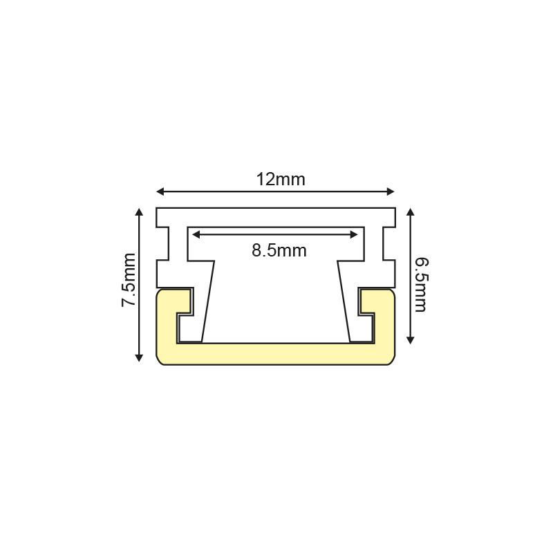 BRAEL ΠΡΟΦΙΛ ΑΛΟΥΜΙΝΙΟΥ P127U ME ΟΠΑΛ PC ΚΑΛΥΜΜΑ 2m/pc BRAEL ΠΡΟΦΙΛ ΑΛΟΥΜΙΝΙΟΥ P127U ME ΟΠΑΛ PC ΚΑΛΥΜΜΑ 2m/pc