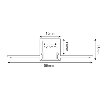 ΕΥΚΑΜΠΤΟ TRIMLESS ΠΡΟΦΙΛ ΑΛΟΥΜΙΝΙΟΥ P135FL ΜΕ ΟΠΑΛ ΚΑΛΥΜΜΑ ΣΙΛΙΚΟΝΗΣ 2m/pc ΕΥΚΑΜΠΤΟ TRIMLESS ΠΡΟΦΙΛ ΑΛΟΥΜΙΝΙΟΥ P135FL ΜΕ ΟΠΑΛ ΚΑΛΥΜΜΑ ΣΙΛΙΚΟΝΗΣ 2m/pc