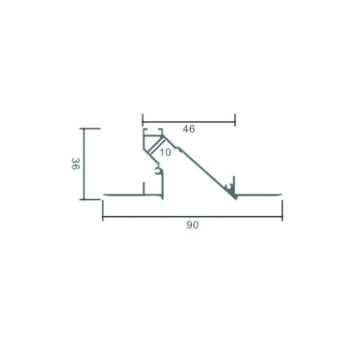 SLID TRIMLESS WHITE ALUMINUM PROFILE WITH OPAL PC DIFFUSER 2m/pc SLID TRIMLESS WHITE ALUMINUM PROFILE WITH OPAL PC DIFFUSER 2m/pc