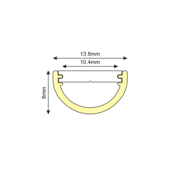RAINA ΠΡΟΦΙΛ ΑΛΟΥΜΙΝΙΟΥ P172U ΜΕ ΟΠΑΛ PC ΚΑΛΥΜΜΑ 2m/pc RAINA ΠΡΟΦΙΛ ΑΛΟΥΜΙΝΙΟΥ P172U ΜΕ ΟΠΑΛ PC ΚΑΛΥΜΜΑ 2m/pc