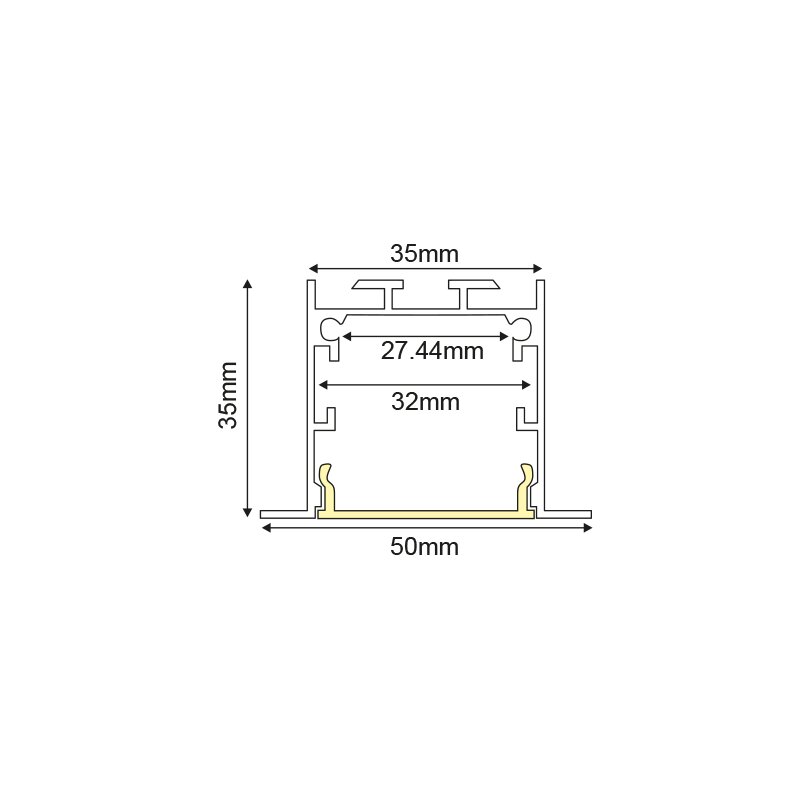 VYLO ΠΡΟΦΙΛ ΑΛΟΥΜΙΝΙΟΥ P211U ME ΟΠΑΛ PC ΚΑΛΥΜΜΑ 3m/pc VYLO ΠΡΟΦΙΛ ΑΛΟΥΜΙΝΙΟΥ P211U ME ΟΠΑΛ PC ΚΑΛΥΜΜΑ 3m/pc