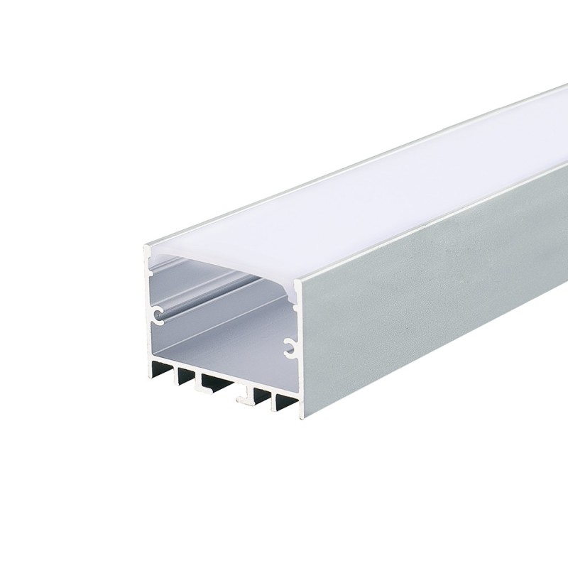 CORA ΠΡΟΦΙΛ ΑΛΟΥΜΙΝΙΟΥ ΟΡΟΦΗΣ/ΕΠΙΤΟΙΧΟ/ ΚΡΕΜΑΣΤΟ ΜΕ ΟΠΑΛ PC ΚΑΛΛΥΜΑ 2m/τμχ