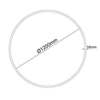 OLAN ΑΜΜΩΔΕΣ ΜΑΥΡΟ ΚΥΚΛΙΚΟ ΠΡΟΦΙΛ ΑΛΟΥΜΙΝΙΟΥ ΜΕ PC ΟΠΑΛ ΔΙΑΧΥΤΗ Φ1200MM OLAN ΑΜΜΩΔΕΣ ΜΑΥΡΟ ΚΥΚΛΙΚΟ ΠΡΟΦΙΛ ΑΛΟΥΜΙΝΙΟΥ ΜΕ PC ΟΠΑΛ ΔΙΑΧΥΤΗ Φ1200MM