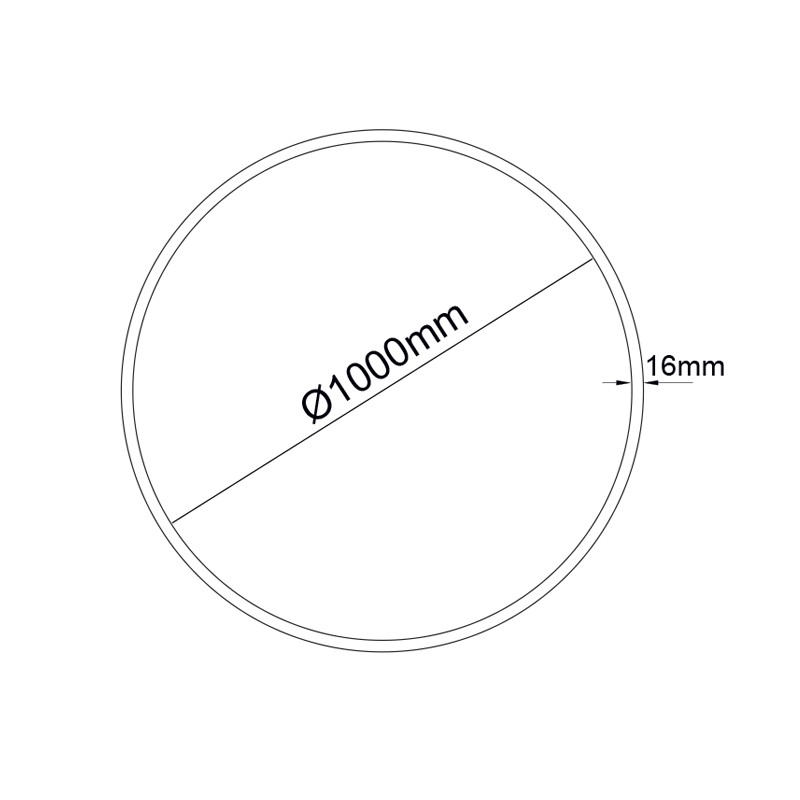 OLAN ΑΜΜΩΔΕΣ ΜΑΥΡΟ ΚΥΚΛΙΚΟ ΠΡΟΦΙΛ ΑΛΟΥΜΙΝΙΟΥ ΜΕ PC ΟΠΑΛ ΔΙΑΧΥΤΗ Φ1000MM OLAN ΑΜΜΩΔΕΣ ΜΑΥΡΟ ΚΥΚΛΙΚΟ ΠΡΟΦΙΛ ΑΛΟΥΜΙΝΙΟΥ ΜΕ PC ΟΠΑΛ ΔΙΑΧΥΤΗ Φ1000MM