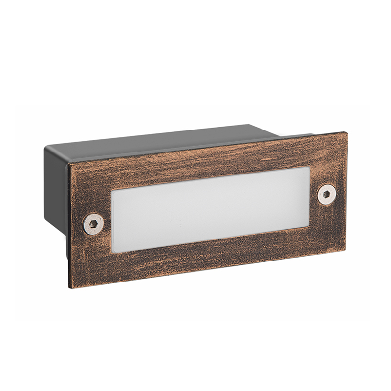 LED STEP LUMINAIRE 110X44 R 2W 3000K 90Lm 230V IP54 RA80 LED STEP LUMINAIRE 110X44 R 2W 3000K 90Lm 230V IP54 RA80