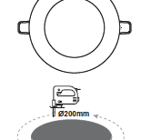 ΛΕΥΚΟ ΣΤΡΟΓΓΥΛΟ LED ΠΑΝΕΛ ΧΩΝΕΥΤΟ 18W 3000K 1700Lm Φ220mm 230V AC Ra80 ΛΕΥΚΟ ΣΤΡΟΓΓΥΛΟ LED ΠΑΝΕΛ ΧΩΝΕΥΤΟ 18W 3000K 1700Lm Φ220mm 230V AC Ra80