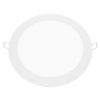 ΛΕΥΚΟ ΣΤΡΟΓΓΥΛΟ LED ΠΑΝΕΛ ΧΩΝΕΥΤΟ 18W 3000K 1700Lm Φ220mm 230V AC Ra80