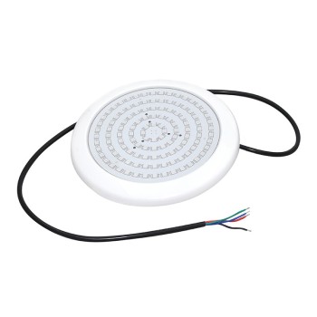 ^ LED ΠΛΑΣΤΙΚΟ Φ/Σ ΠΙΣΙΝΑΣ 20W RGB 110° IP68 12V DC Φ210Χ20mm