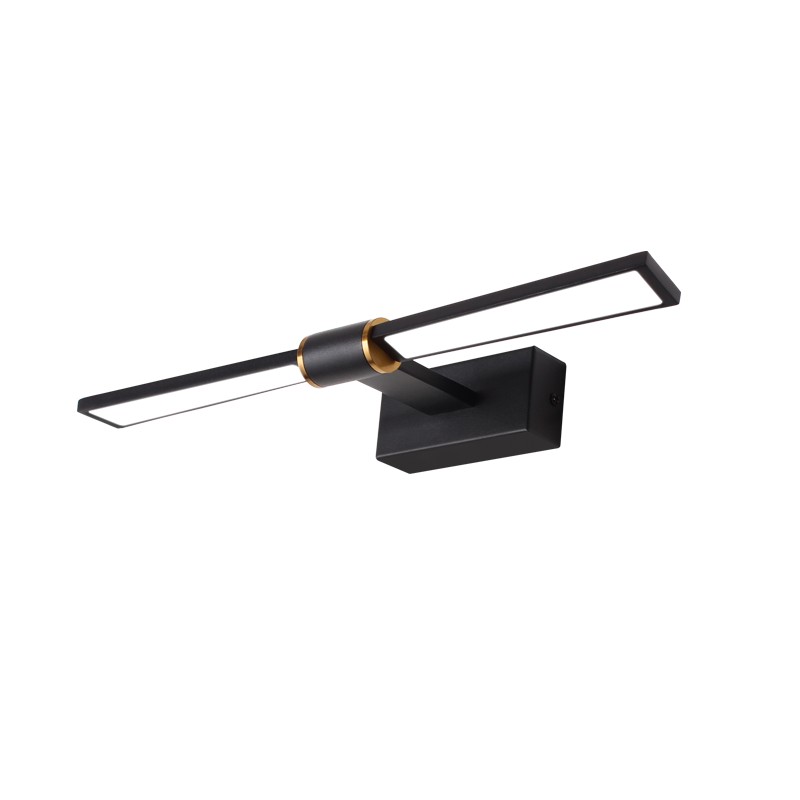 ΕΠΙΤΟΙΧΟ Φ/Σ LED 8W 520LM 4000K ΜΑΥΡΟ ΑΛΟΥΜΙΝΙΟ 410Χ140Χ55ΜΜ PAPIGION