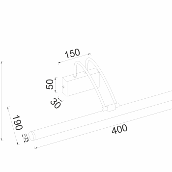 ^ΕΠΙΤΟΙΧΟ Φ/Σ LED 8W 3000K 520LM ΜΑΥΡΟ ΑΝΟΞ.ΑΤΣΑΛΙ IP44 40X12X19CM  ARIA ^ΕΠΙΤΟΙΧΟ Φ/Σ LED 8W 3000K 520LM ΜΑΥΡΟ ΑΝΟΞ.ΑΤΣΑΛΙ IP44 40X12X19CM  ARIA