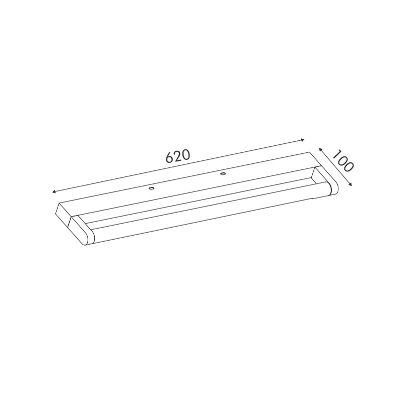 ΕΠΙΤΟΙΧΟ Φ/Σ LED 12W 780LM 4000K ΧΡΩΜΙΟ ΑΛΟΥΜΙΝΙΟ 620Χ100Χ25ΜΜ BATI ΕΠΙΤΟΙΧΟ Φ/Σ LED 12W 780LM 4000K ΧΡΩΜΙΟ ΑΛΟΥΜΙΝΙΟ 620Χ100Χ25ΜΜ BATI