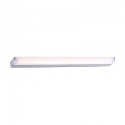 ^ΕΠΙΤΟΙΧΟ Φ/Σ LED 12W 3000K 780LM ΑΣΗΜΙ ΑΛΟΥΜΙΝΙΟ IP44 57X7X4CM KLARA