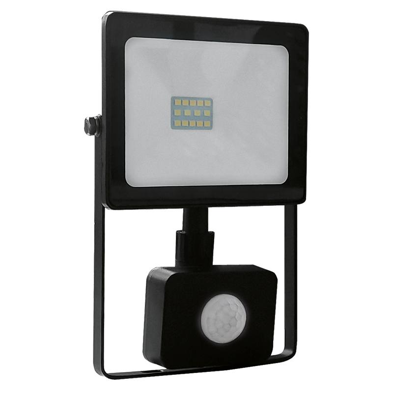 BLACK SENSOR LED SMD FLOOD LUMINAIRE IP66 10W 4000K 850Lm 230V RA80 BLACK SENSOR LED SMD FLOOD LUMINAIRE IP66 10W 4000K 850Lm 230V RA80