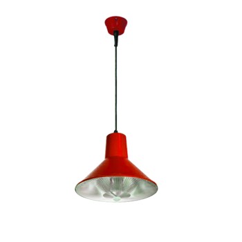 ΚΑΜΠΑΝΑ Φ310 Ε27 MAX 36W IP45 ΚΟΚΚΙΝΗ