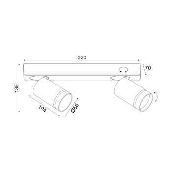^ΕΠΙΤΟΙΧΟ Φ/Σ 2XGU10 DIVINO ΓΚΡΙ ΑΛΟΥΜΙΝΙΟ IP20 32X7X13,5CM ^ΕΠΙΤΟΙΧΟ Φ/Σ 2XGU10 DIVINO ΓΚΡΙ ΑΛΟΥΜΙΝΙΟ IP20 32X7X13,5CM
