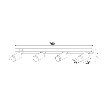 ^ΕΠΙΤΟΙΧΟ Φ/Σ 4XGU10 DIVINO ΜΑΥΡΟ ΑΛΟΥΜΙΝΙΟ IP20 76X7X13,5CM ^ΕΠΙΤΟΙΧΟ Φ/Σ 4XGU10 DIVINO ΜΑΥΡΟ ΑΛΟΥΜΙΝΙΟ IP20 76X7X13,5CM