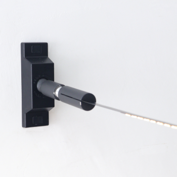 ROOFPATH SET OF 2PCS BLACK BASE HOLDER WITH 45° ADJUSTABLE ROD