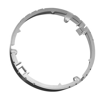 NETTO SILVER ROUND PLASTIC CEILING FRAME FOR STHERON8R