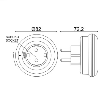 LED ΛΑΜΠΑΚΙ ΝΥΚΤΟΣ 0,5W ΜΕ ΠΡΙΖΑ ΣΟΥΚΟ,ΑΙΣΘΗΤΗΡΑ,ΛΕΥΚΟ/ΜΠΛΕ/ΚΟΚΚΙΝΟ ΦΩΣ,ΛΕΥΚΟ ΠΛΑΣΤΙΚΟ 230V IP20 