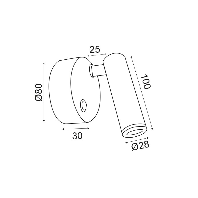 ΕΠΙΤΟΙΧΟ Φ/Σ LED 3W ΜΑΤ ΛΕΥΚΟ ΚΙΝΗΤΟ 50° 210Lm 4.000Κ 230V INYOKA2 ΕΠΙΤΟΙΧΟ Φ/Σ LED 3W ΜΑΤ ΛΕΥΚΟ ΚΙΝΗΤΟ 50° 210Lm 4.000Κ 230V INYOKA2