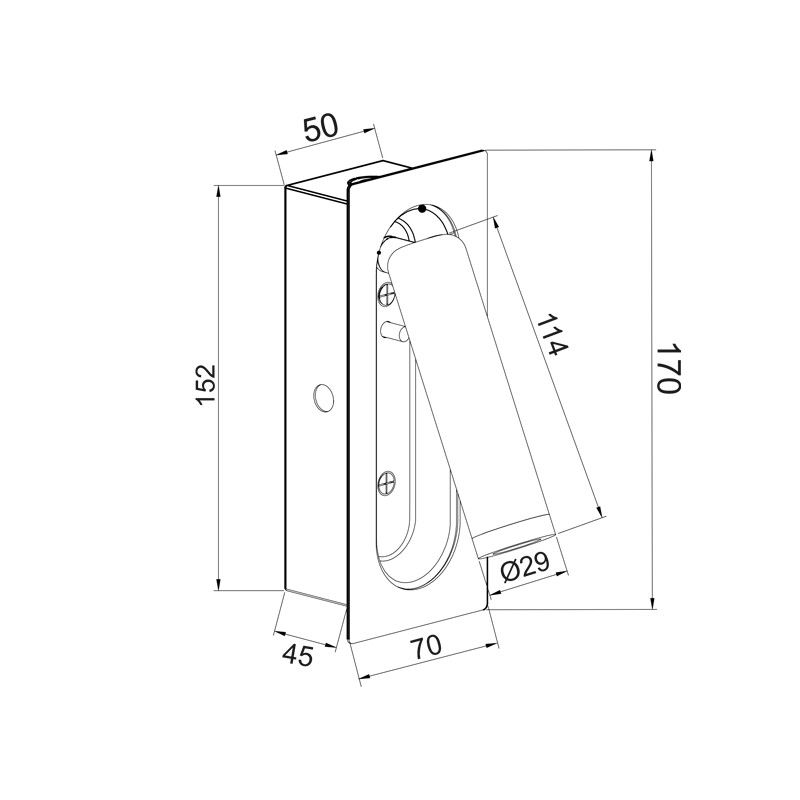 ΕΠΙΤΟΙΧΟ Φ/Σ LED 3W 3200K 190LM ΛΕΥΚΟ ΜΕΤΑΛΛΙΚΟ ΧΩΝΕΥΤΟ 7X5X17CM AIAS ΕΠΙΤΟΙΧΟ Φ/Σ LED 3W 3200K 190LM ΛΕΥΚΟ ΜΕΤΑΛΛΙΚΟ ΧΩΝΕΥΤΟ 7X5X17CM AIAS