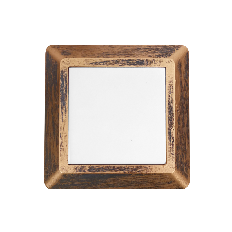 LED WALL SQUARE LUMINAIRE RUST 230V AC IP65 4W 3000K 270LM RA80 LED WALL SQUARE LUMINAIRE RUST 230V AC IP65 4W 3000K 270LM RA80