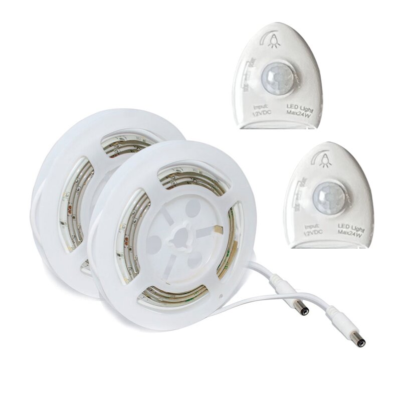LED DIMMABLE KIT ME SMD ΛΩΡΙΔΑ 2X1.2M 2X5.8W 2X570LM IP65 NANO 3000K ΜΕ 2 ΑΙΣΘΗΤΗΡΕΣ & 12V DC DRIVER