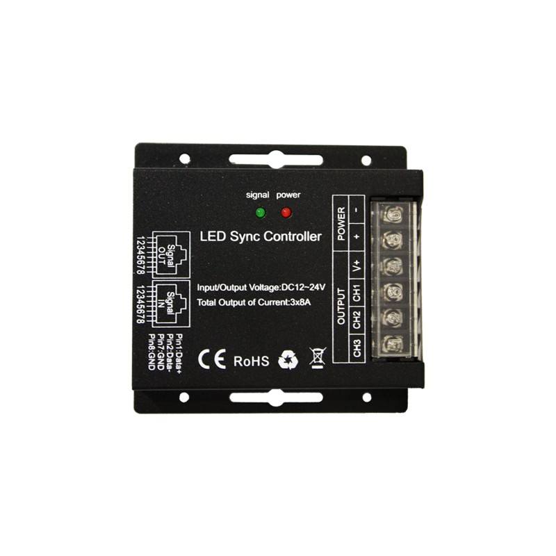 RECEIVER FOR LED SMART WIRELESS RGB SYSTEM RECEIVER FOR LED SMART WIRELESS RGB SYSTEM